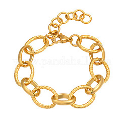 304 Stainless Steel Cable Chains Bracelets for Women&nbsp;FS-WG734A4-01
