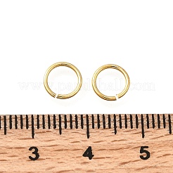 Brass Open Jump Rings&nbsp;KK-B147-03G-G