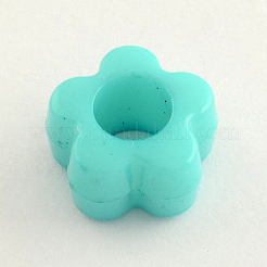 Opaque Acrylic European Beads&nbsp;SACR-Q099-M89
