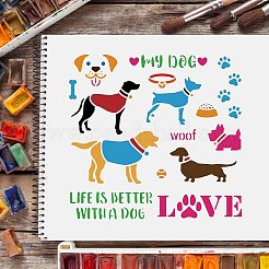 Plastic Reusable Drawing Painting Stencils Templates&nbsp;DIY-WH0172-302