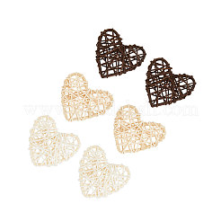 Heart Rattan Balls&nbsp;AJEW-CJ0001-12