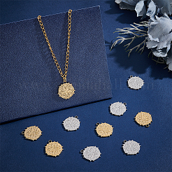 12Pcs 2 Colors Ion Plating(IP) 304 Stainless Steel Pendant&nbsp;STAS-UN0049-75