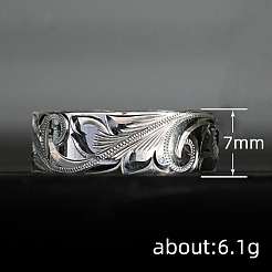 Sculptured Vine Pattern Brass Finger Rings for Women&nbsp;FS-WGD177A-02