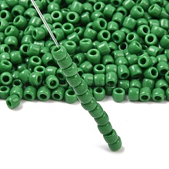 トーホー 6/0ラウンドビーズ  日本製シードビーズ  （47d）不透明なシャムロック  4mm  穴：1.5mm  約840個/50g&nbsp;SEED-XTR06-0047D