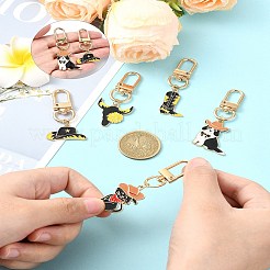 Cowboy Theme Alloy Enamel Pendant Decorations&nbsp;HJEW-YW00022-01
