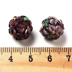 Handmade Lampwork Beads Strands&nbsp;LAMP-N021-015A-11