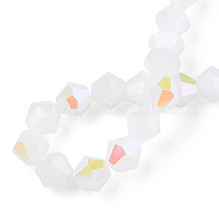 Imitation Jade Electroplate Glass Beads Strands&nbsp;EGLA-A039-J6mm-L06