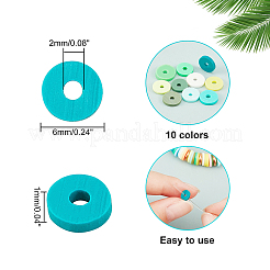 Handmade Polymer Clay Beads&nbsp;CLAY-FH0001-02B-02