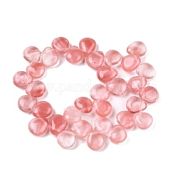 Cherry Quartz Glass Beads Strands&nbsp;G-T138-124