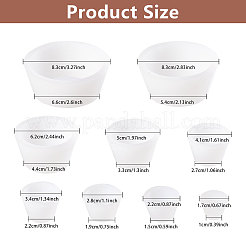 9Pcs Silicone Buchner Funnel Flask Adapters&nbsp;AJEW-WH0270-080