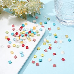 500Pcs 10 Colors 2-Hole Glass Seed Beads&nbsp;SEED-CN0001-03