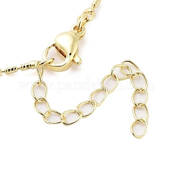 Brass Micro Pave Clear Cubic Zirconia Pendant Necklaces for Women&nbsp;NJEW-M009-04G-A