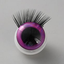 樹脂人形の工芸品の目  おもちゃの DIY アクセサリー用  マゼンタ  20x24.5mm&nbsp;DIY-WH0698-010F