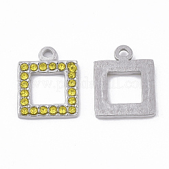 304 Stainless Steel Pendants&nbsp;STAS-T050-005F