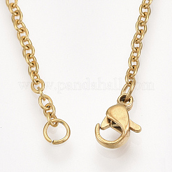 201 Stainless Steel Pendant Necklaces&nbsp;NJEW-T009-JN096-2-40