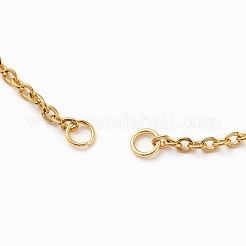 304 Stainless Steel Cable Chain Bracelet Making&nbsp;AJEW-JB00782-02