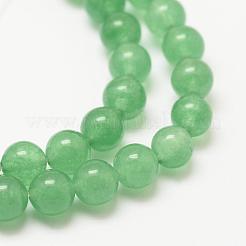 Natural Green Aventurine Bead Strands&nbsp;G-P281-01-6mm