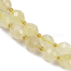 Natural Lemon Quartz(Heated) Beads Strands&nbsp;G-N342-149I-23