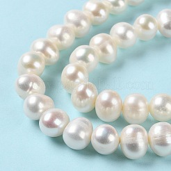 Natural Cultured Freshwater Pearl Beads Strands&nbsp;PEAR-E018-05