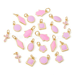 21Pcs 7 Styles Brass Enamel Charms&nbsp;KK-TA0003-19B
