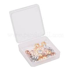30Pcs 3 Colors Brass Spacer Beads&nbsp;KK-LS0001-01