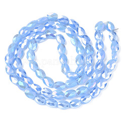 Electroplate Glass Beads Strands&nbsp;EGLA-S194-11A-B01