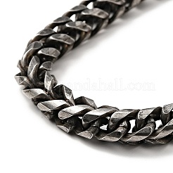 304 Stainless Steel Wheat Chain Necklace with Magnetic Clasp for Men Women&nbsp;NJEW-E038-05AS