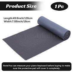 Microfiber Dustproof Cloth for Piano Keyboard&nbsp;AJEW-WH20070-251B