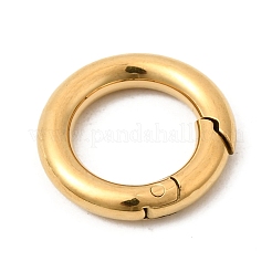 304 Stainless Steel Spring Gate Rings&nbsp;STAS-B128-05G-01