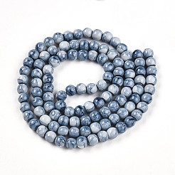 Baking Paint Glass Beads Strands&nbsp;DGLA-N003-8mm-C07