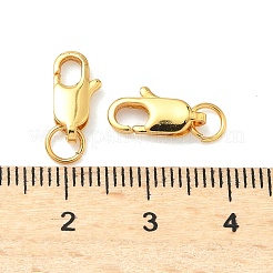 Brass Lobster Claw Clasps&nbsp;KK-H532-18G