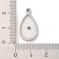 Non-Tarnish 304 Stainless Steel Pendants&nbsp;LS-STAS-R222-04P