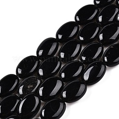 Natural Black Stone Beads Strands&nbsp;G-M206-47