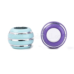 Opaque Acrylic European Large Hole Beads&nbsp;SACR-N020-02