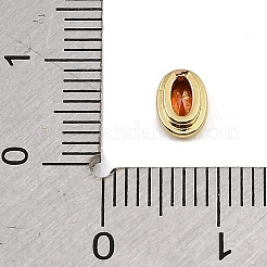 Brass Pave Cubic Zirconia Cabochons&nbsp;CU-CBA30E8-04G-02