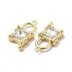 Glass Padlock Pendants&nbsp;PALLOY-E024-17G-02