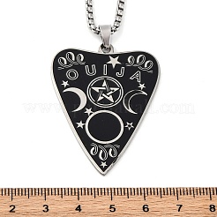 201 Stainless Steel Pendant Necklaces&nbsp;LS-NJEW-C066-10P