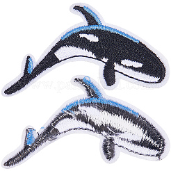 10Pcs Computerized Embroidery Cloth Iron on/Sew on Patches&nbsp;DIY-CY0002-26
