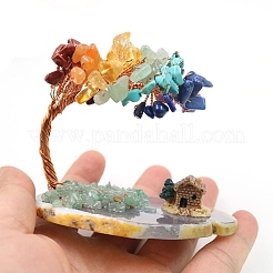 7 Chakra Gemstone Tree Ornaments&nbsp;TREE-PW0002-09