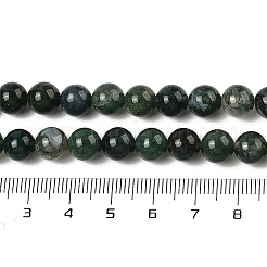 Natural Moss Agate Beads Strands&nbsp;G-A248-A02-01
