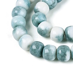 Ombre Effect Dyed Glass Beads Strands&nbsp;GLAA-N067-01A-04