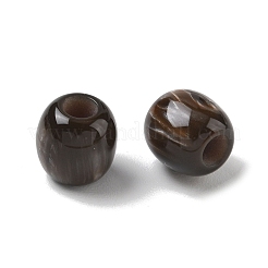 Opaque Resin European Beads&nbsp;RESI-F073-12A