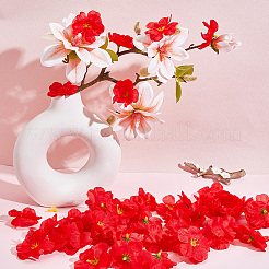 100Pcs Cloth Artificial Flower Head&nbsp;AJEW-GF0013-17A