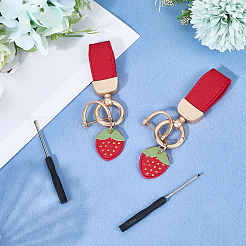 2Pcs Alloy Pendant Decorations&nbsp;KEYC-SP0001-40