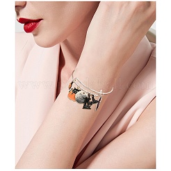 24Pcs 12 Style Halloween Theme Alloy Enamel Pendants&nbsp;ENAM-SZ0002-73