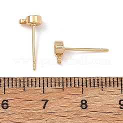 SHEGRACE Brass Stud Earring Findings&nbsp;XGRQ58470-769G