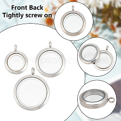 DIY Blank Floating Charm Necklace Making Kit&nbsp;DIY-DR0001-18
