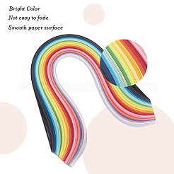 260Pcs 26 Colors Rectangle Quilling Paper Strips&nbsp;DIY-WH20032-31A