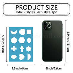 Acrylic Earring Handwork Template&nbsp;DIY-WH0359-024