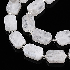 Natural Rainbow Moonstone Beads Strands&nbsp;G-C098-A21-01